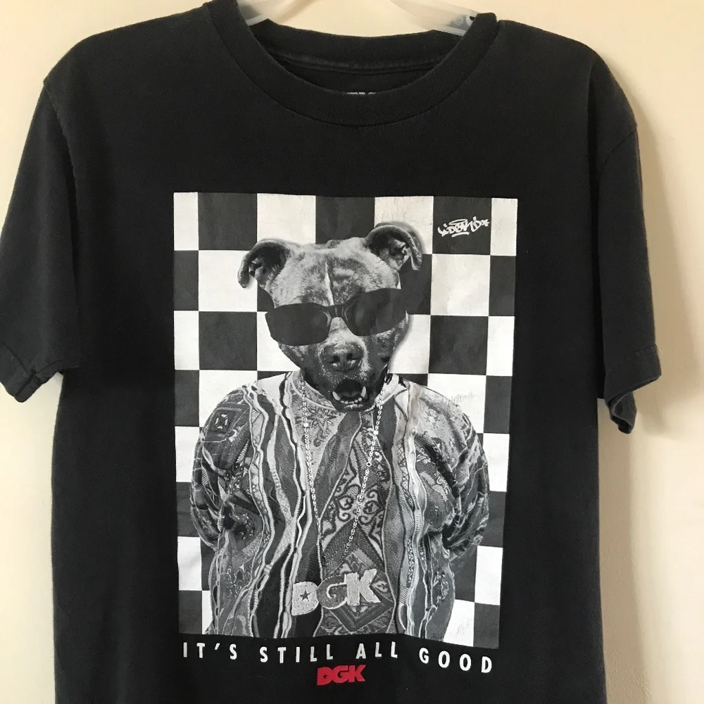 DGK It’s Still All Good Tee Shirt. Black. Large. - Picture 1 of 2